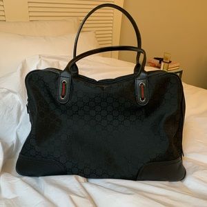 Gucci Large Canvas Princy Tote with Zipper